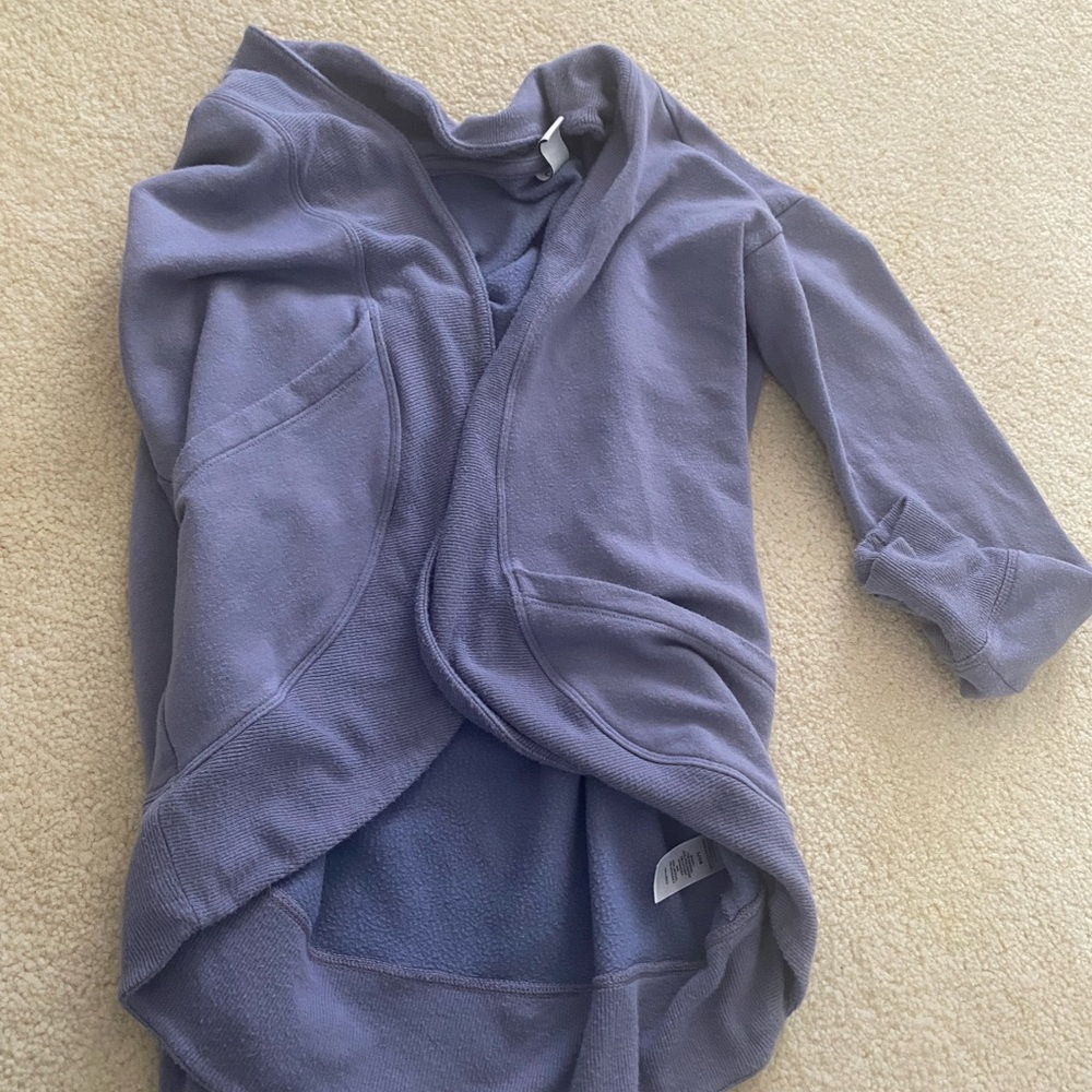 Purple athleta girl cozy pullover